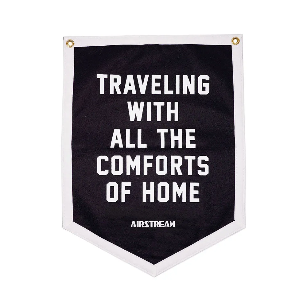 Airstream Traveling With Comforts of Home Camp Flag