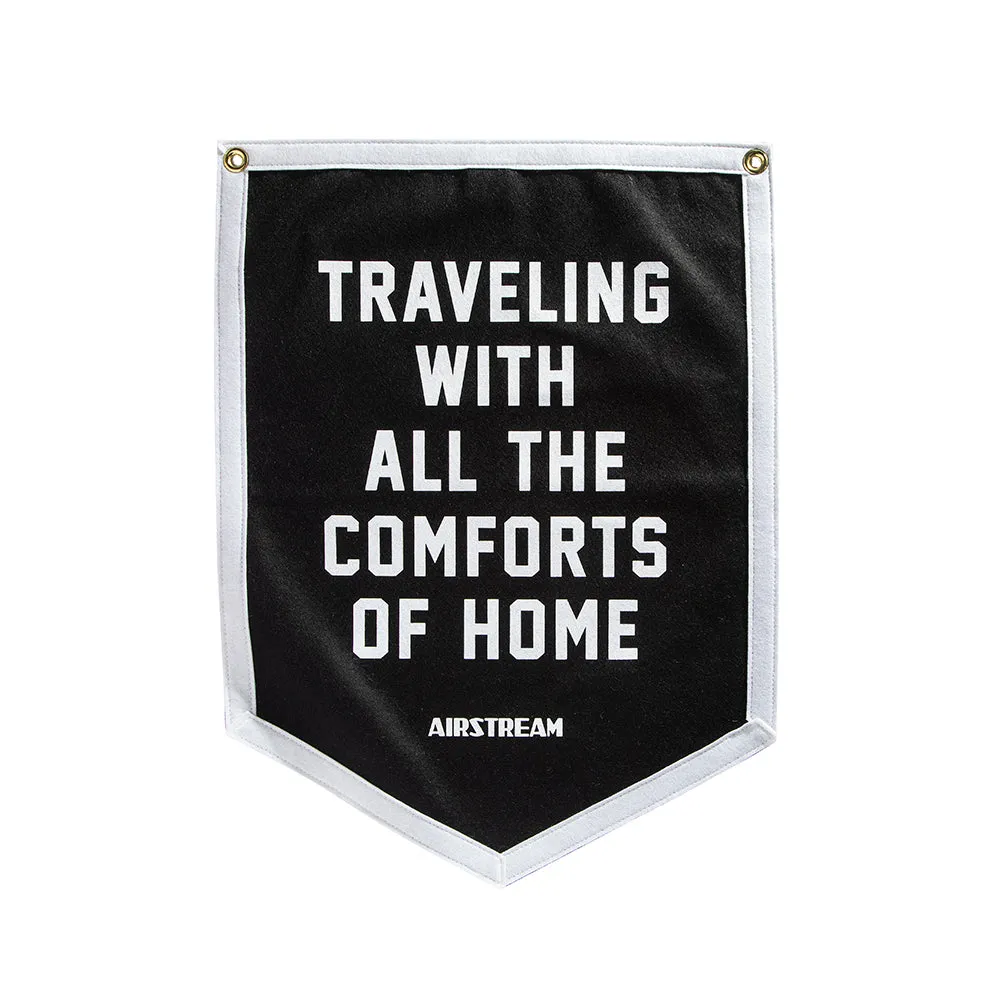 Airstream Traveling With Comforts of Home Camp Flag