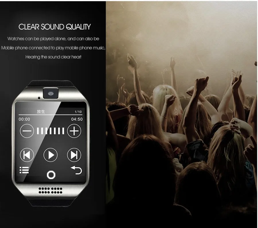 Bluetooth Smart Watch With Camera