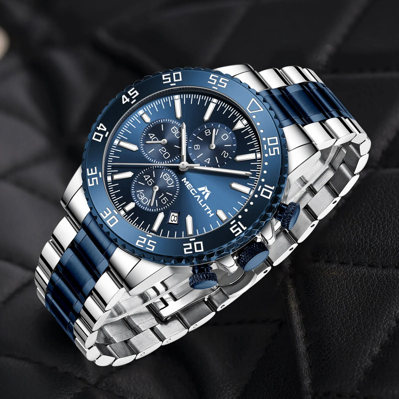 Chronograph Watch | Stainless Steel Band | 8259M