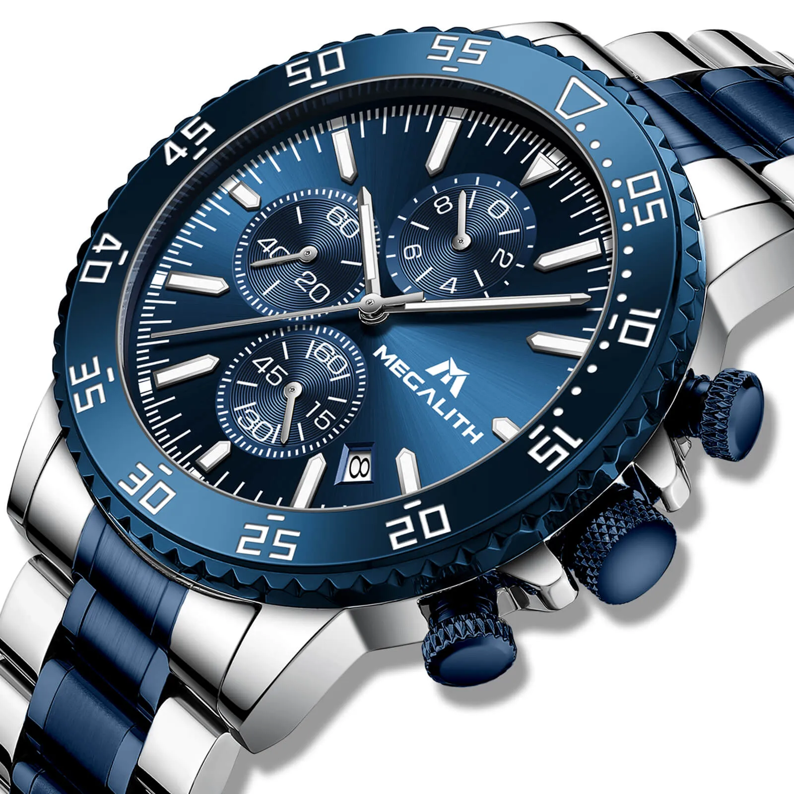 Chronograph Watch | Stainless Steel Band | 8259M