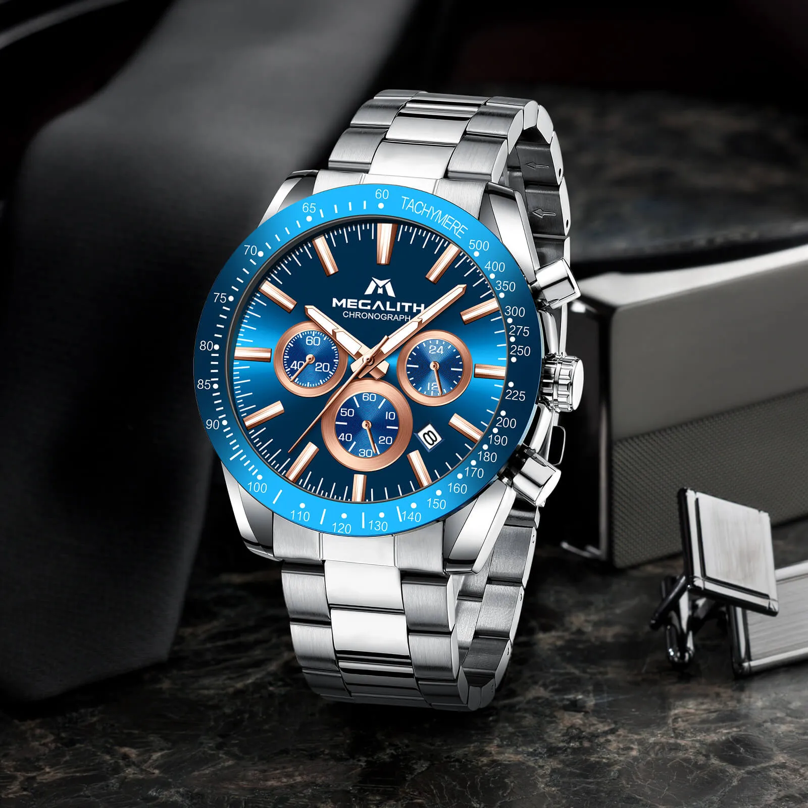 Chronograph Watch | Stainless Steel Band | 8270M