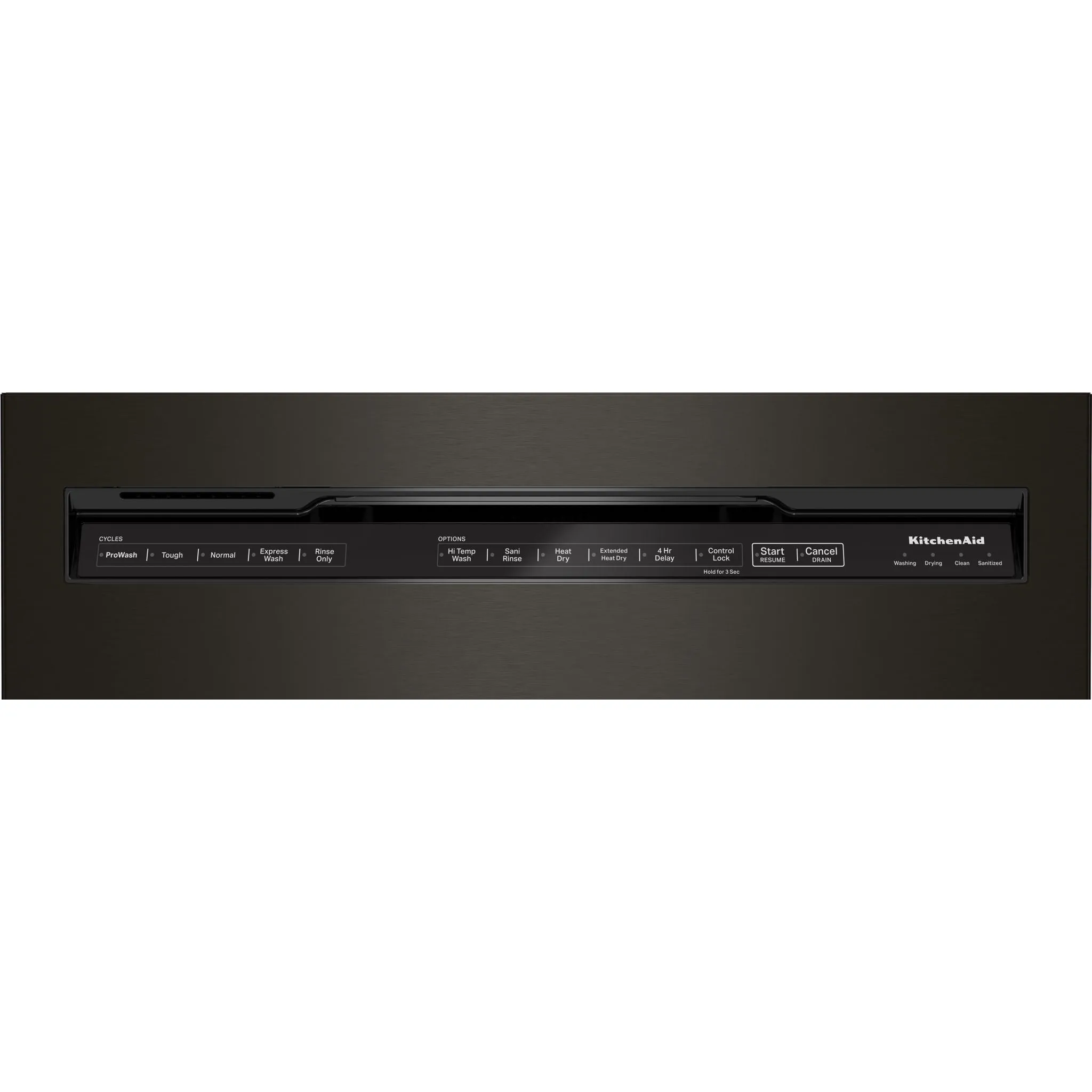 KitchenAid  44 dBA Dishwasher in PrintShield Finish with FreeFlex Third Rack (KDFM404KBS)