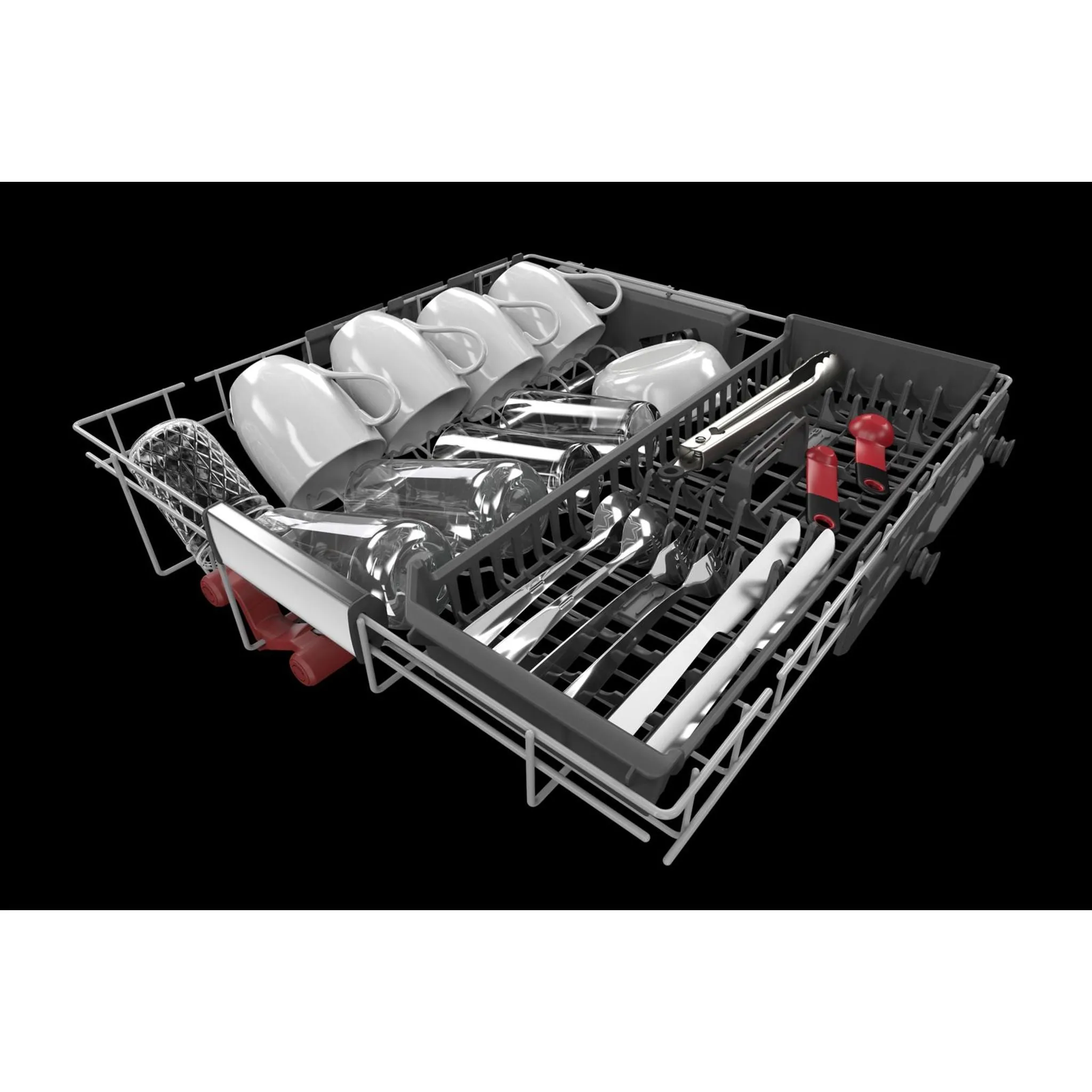 KitchenAid  44 dBA Dishwasher in PrintShield Finish with FreeFlex Third Rack (KDFM404KBS)