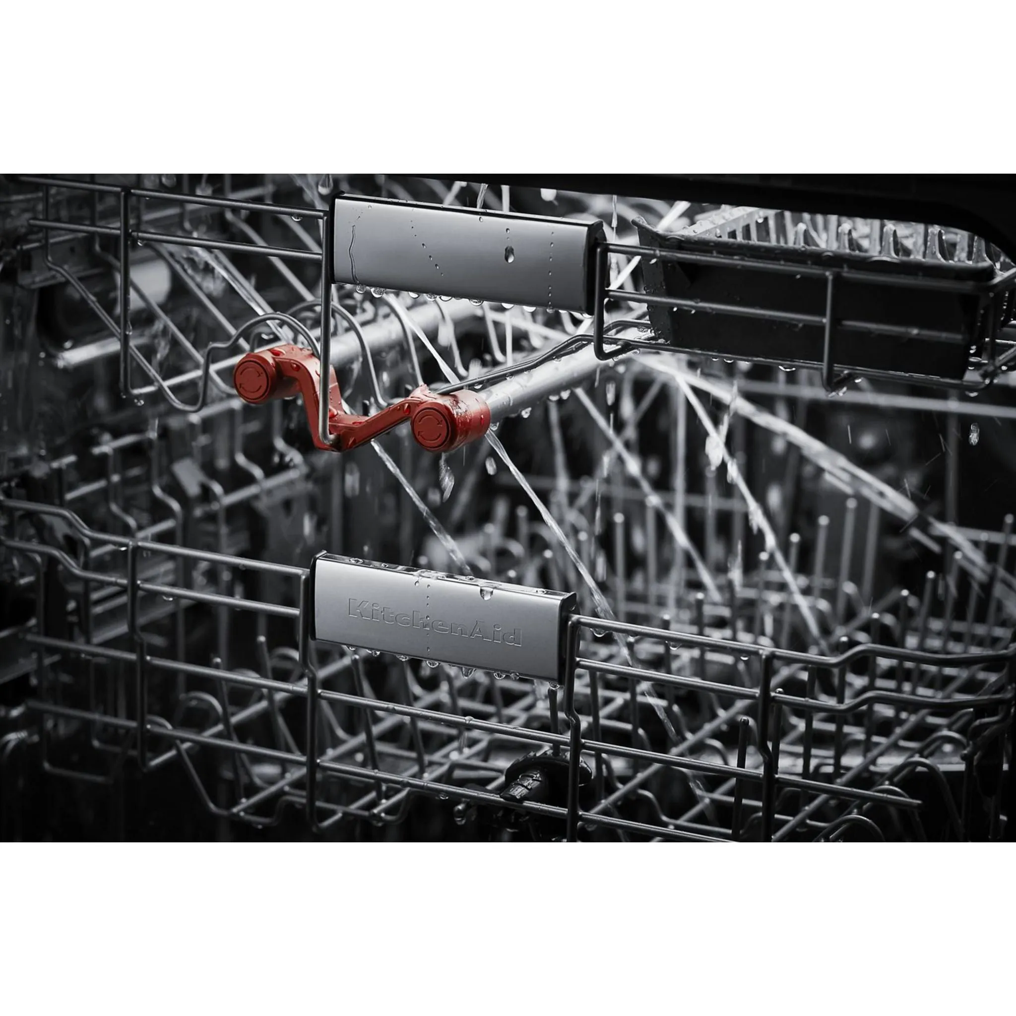 KitchenAid  44 dBA Dishwasher in PrintShield Finish with FreeFlex Third Rack (KDFM404KBS)