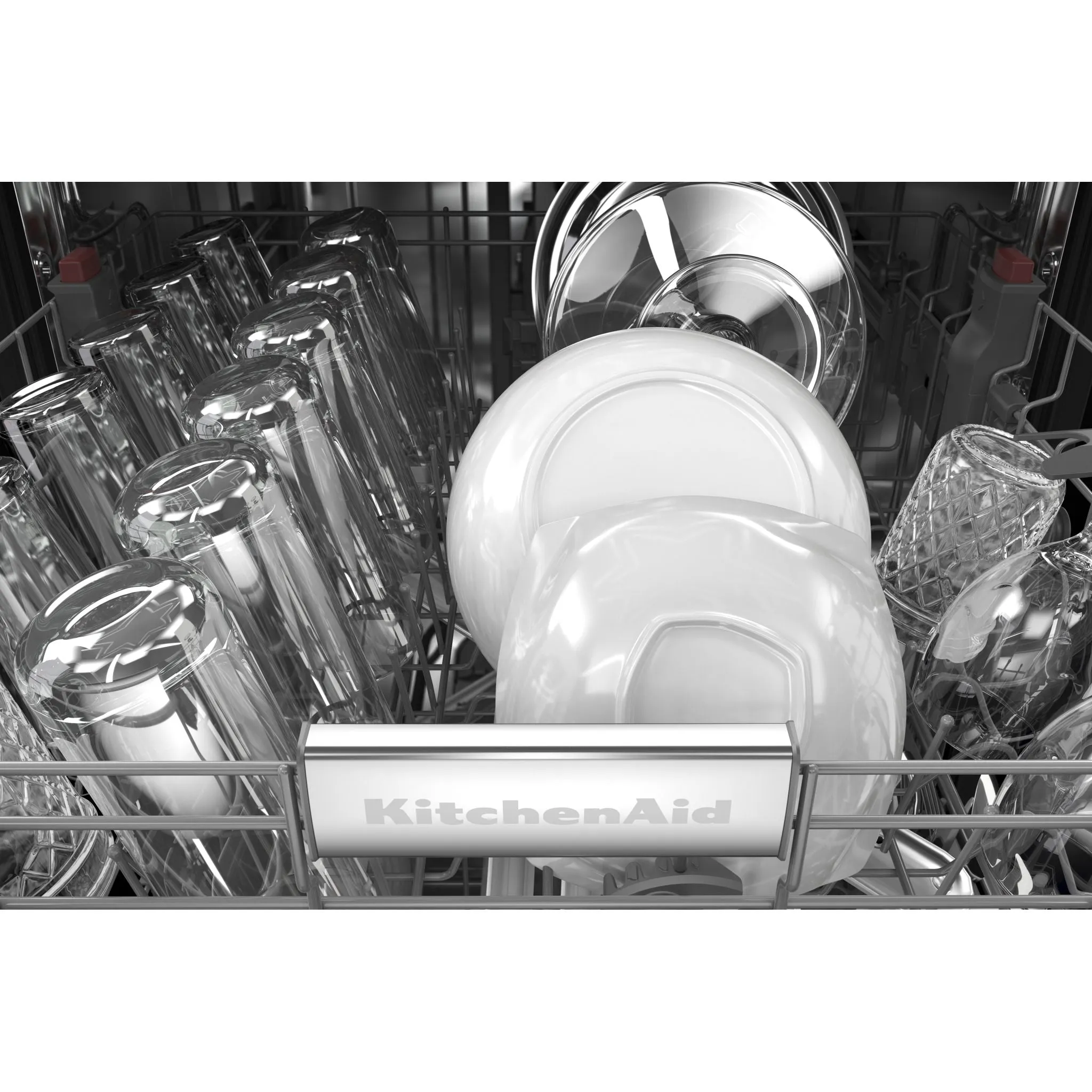KitchenAid  44 dBA Dishwasher in PrintShield Finish with FreeFlex Third Rack (KDFM404KBS)