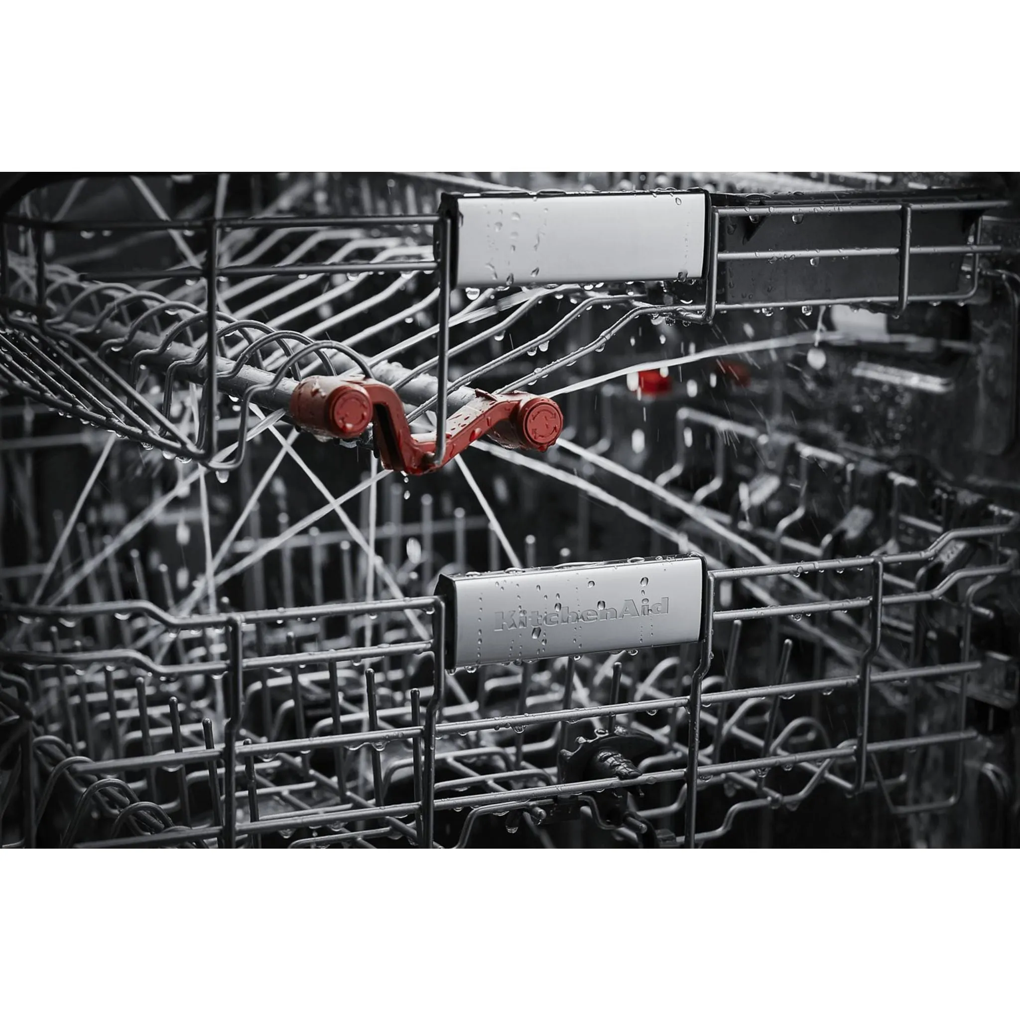 KitchenAid  44 dBA Dishwasher in PrintShield Finish with FreeFlex Third Rack (KDFM404KBS)