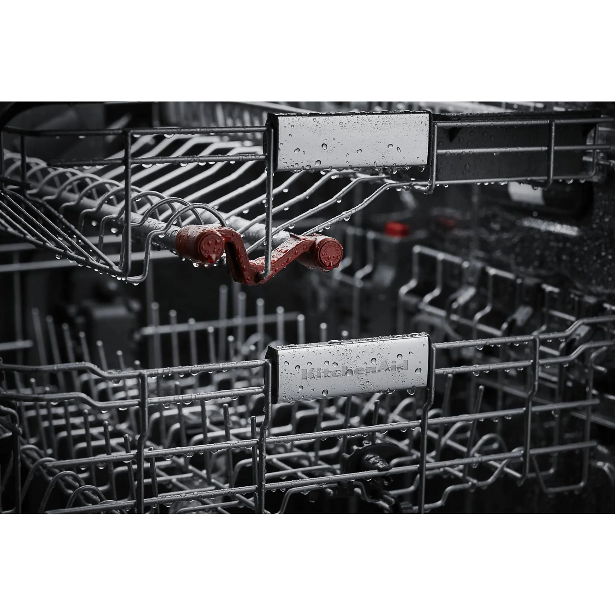 KitchenAid  44 dBA Dishwasher in PrintShield Finish with FreeFlex Third Rack (KDFM404KBS)