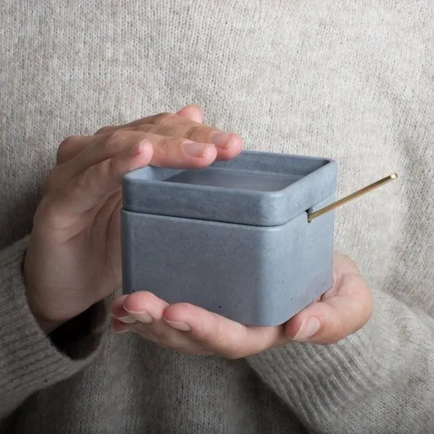Light Grey Concrete Box