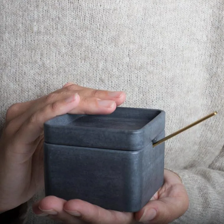 Light Grey Concrete Box