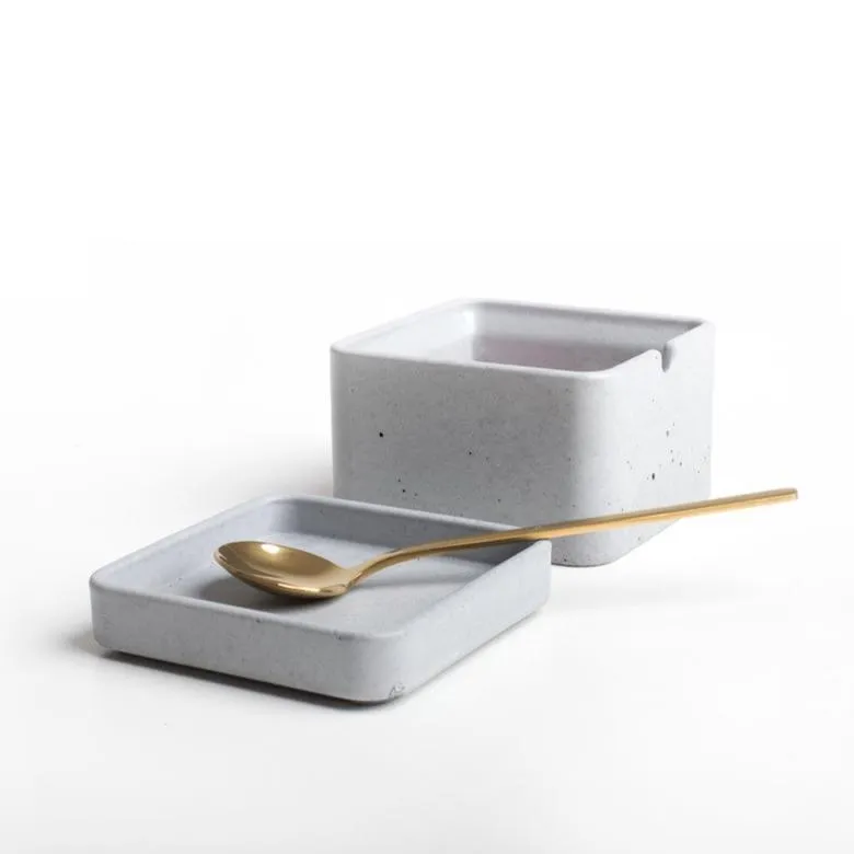 Light Grey Concrete Box