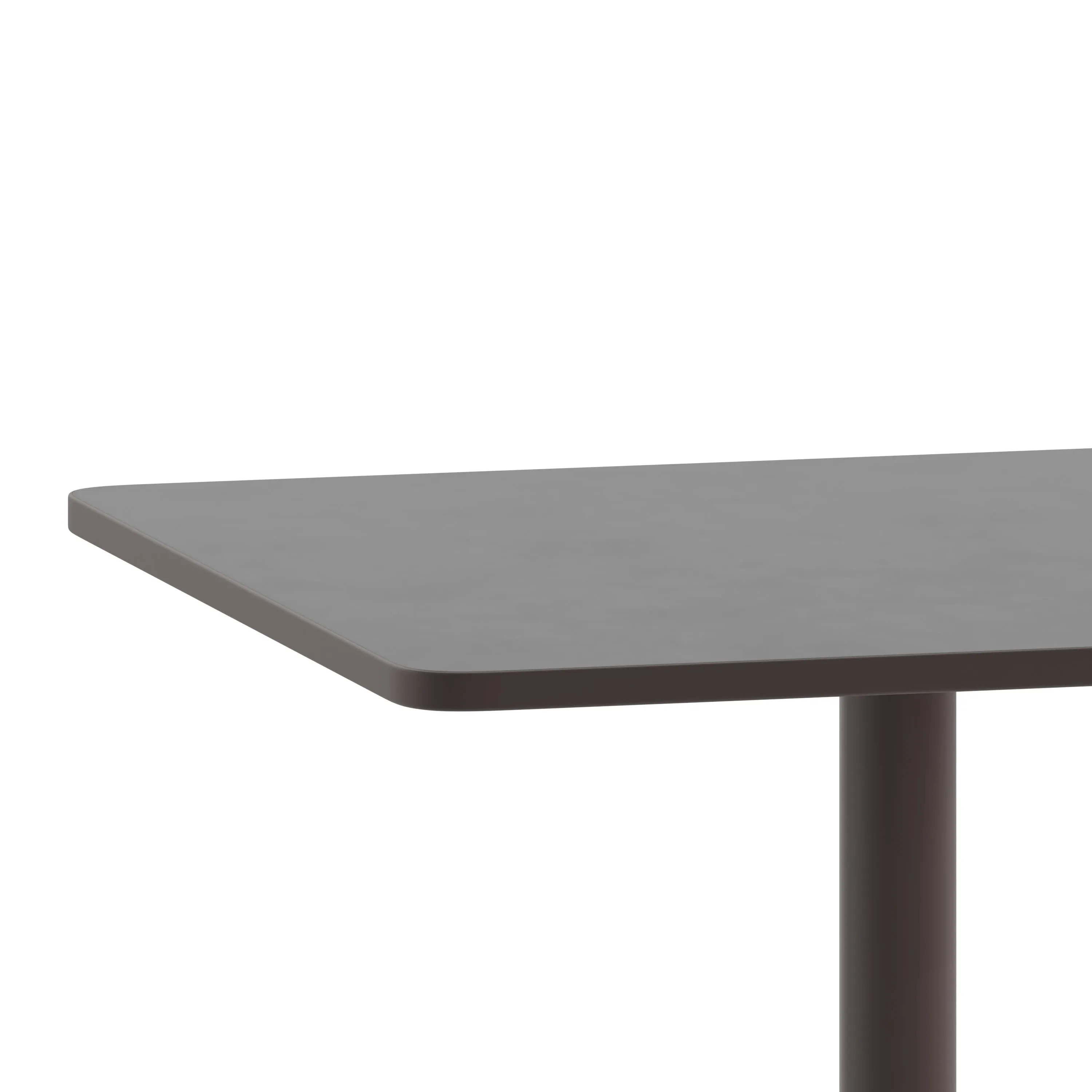 Mellie 27.5'' Square Aluminum Indoor-Outdoor Table with Base