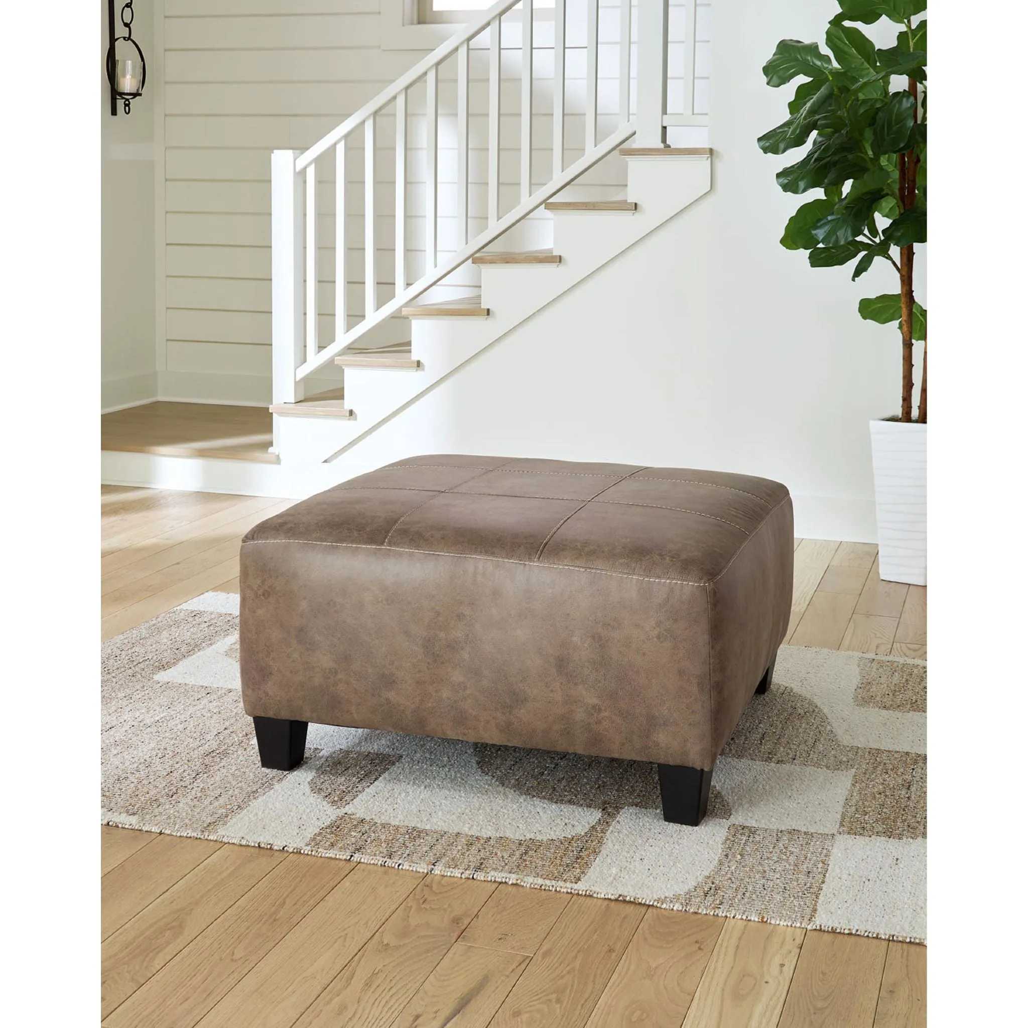 Navi Oversized Accent Ottoman