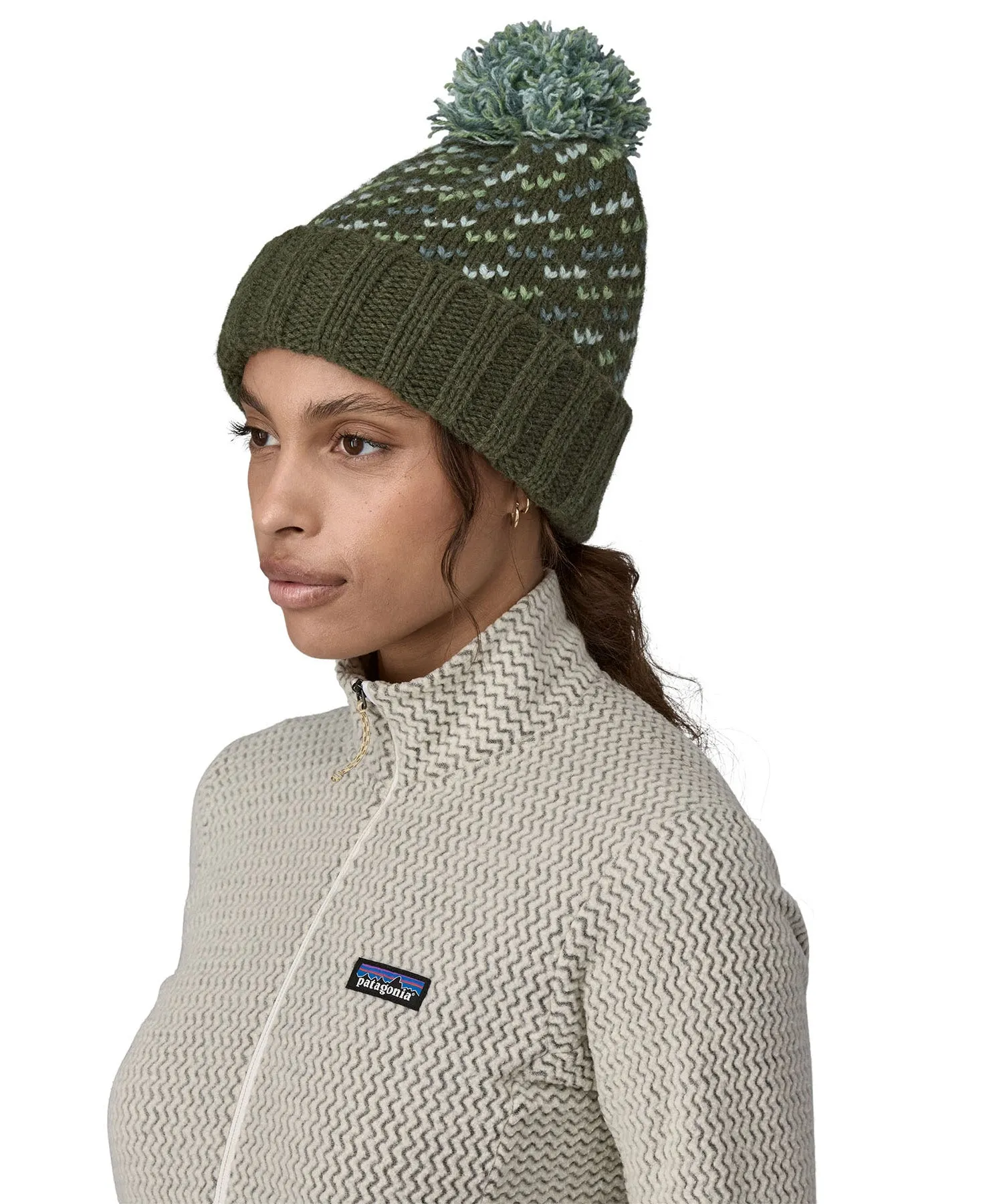 Patagonia Adult Snowbelle Beanie - Pine Needle Green