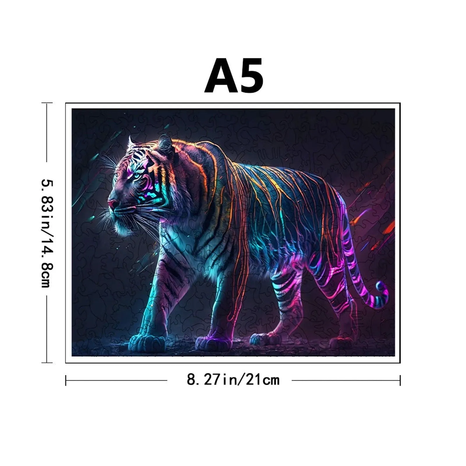 Psychedelic Tiger Edition Puzzle