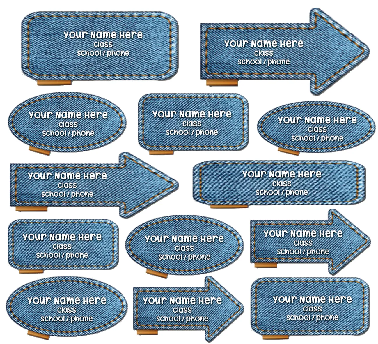 ""Jeans" Separate items