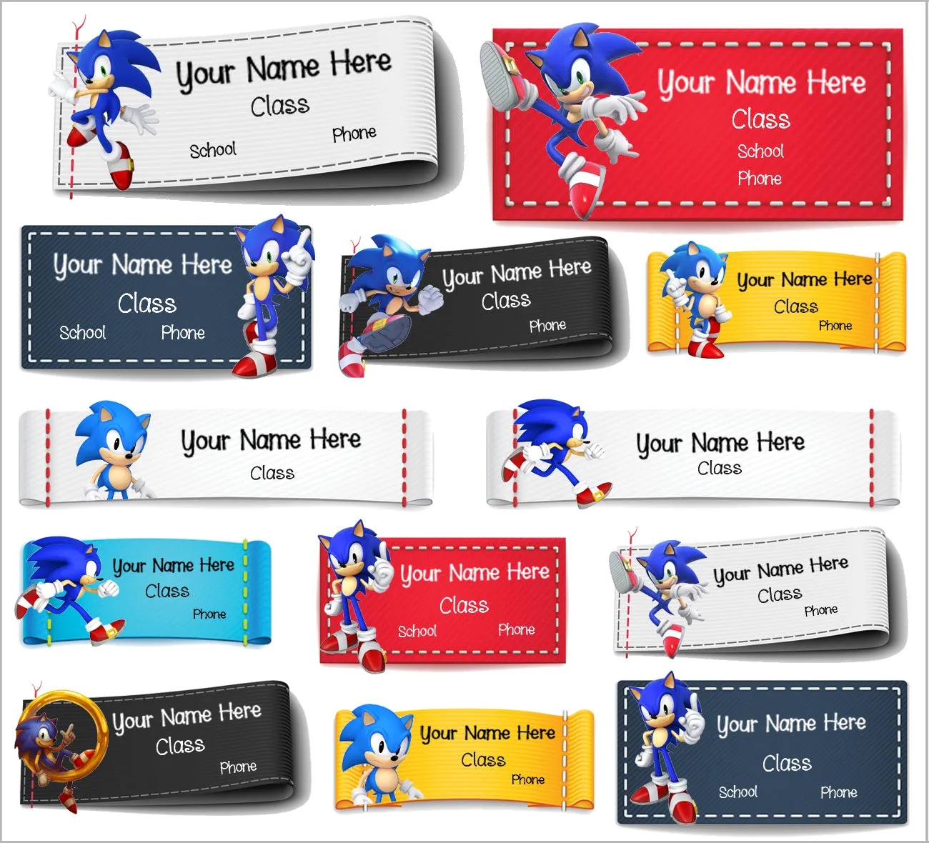 ""Sonic" Separate items