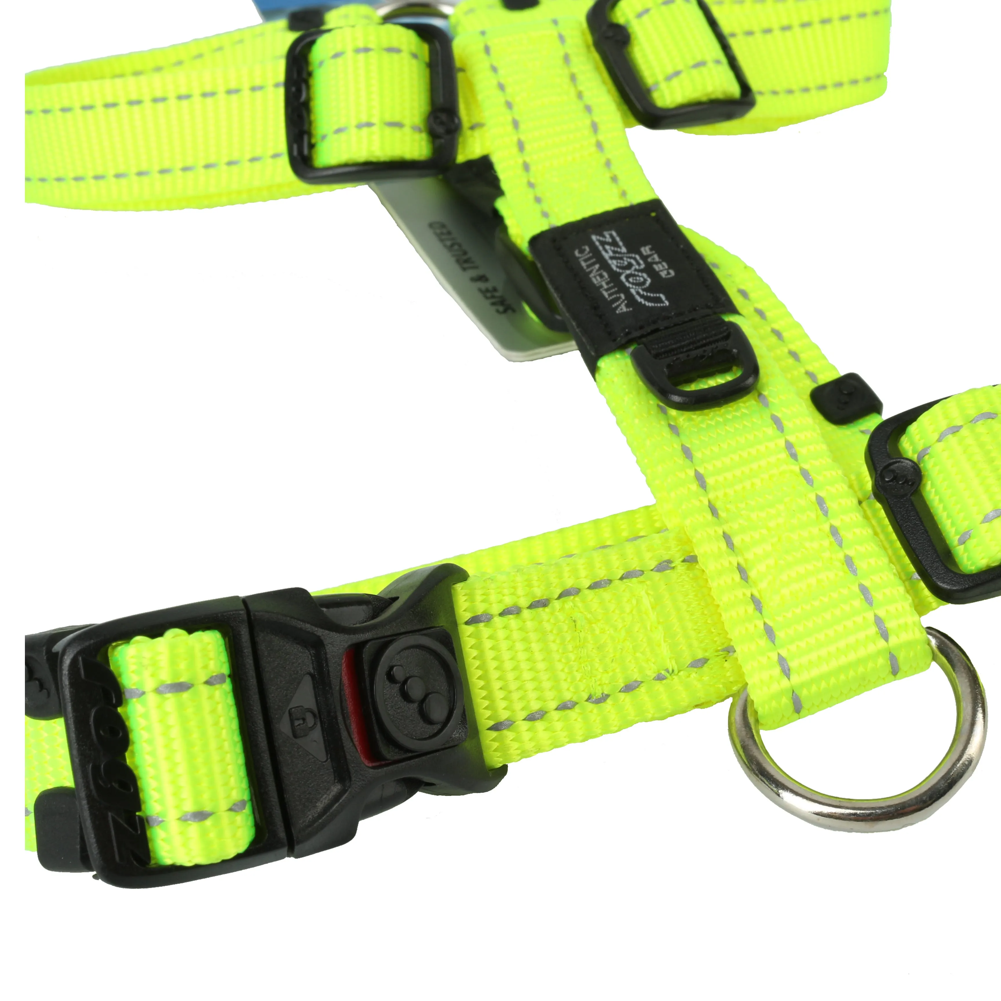 Rogz Classic Reflective Harness DayGlo