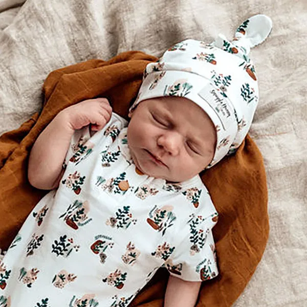 Snuggle Hunny Knotted Beanie - Arizona Organic
