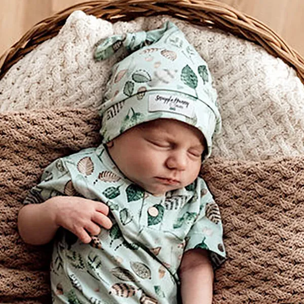 Snuggle Hunny Knotted Beanie - Daintree Organic